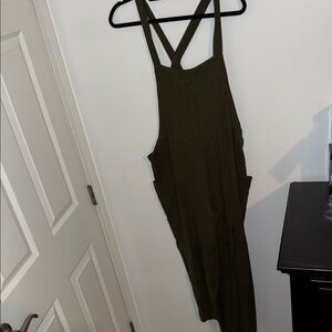 Forever 21 Olive Green Jumper Overalls